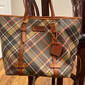 Dooney & Bourke Tartan Plaid Tote